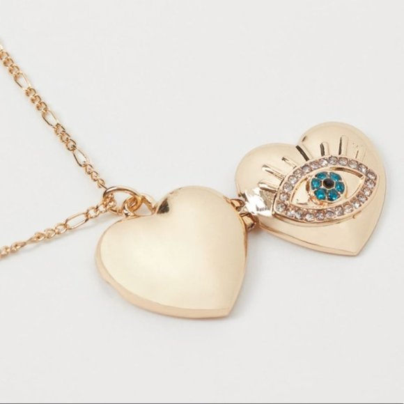 H&M Jewelry - The Vampire’s Wife x H&M Heart Eye Locket Necklace